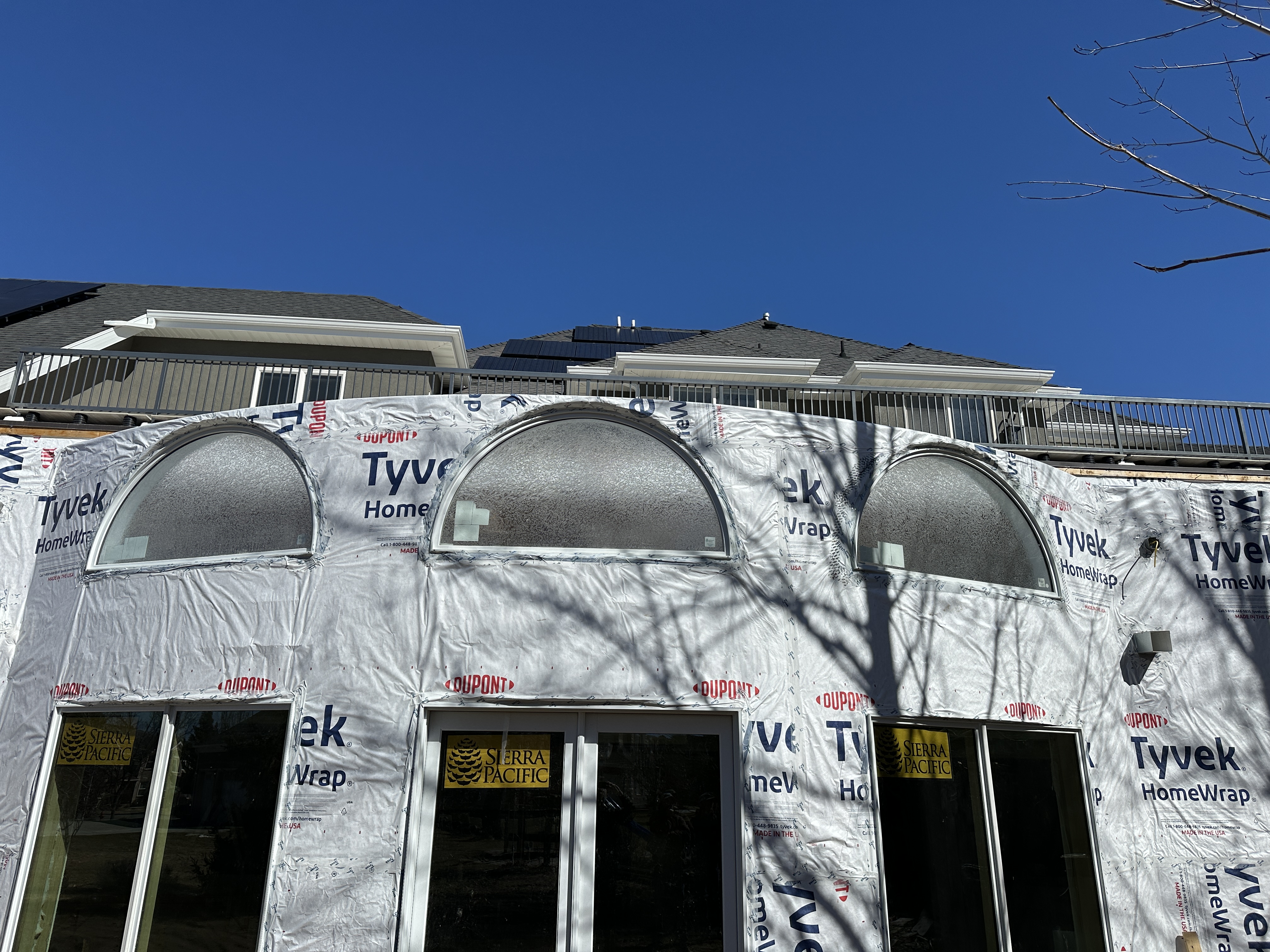 Arched openings underway